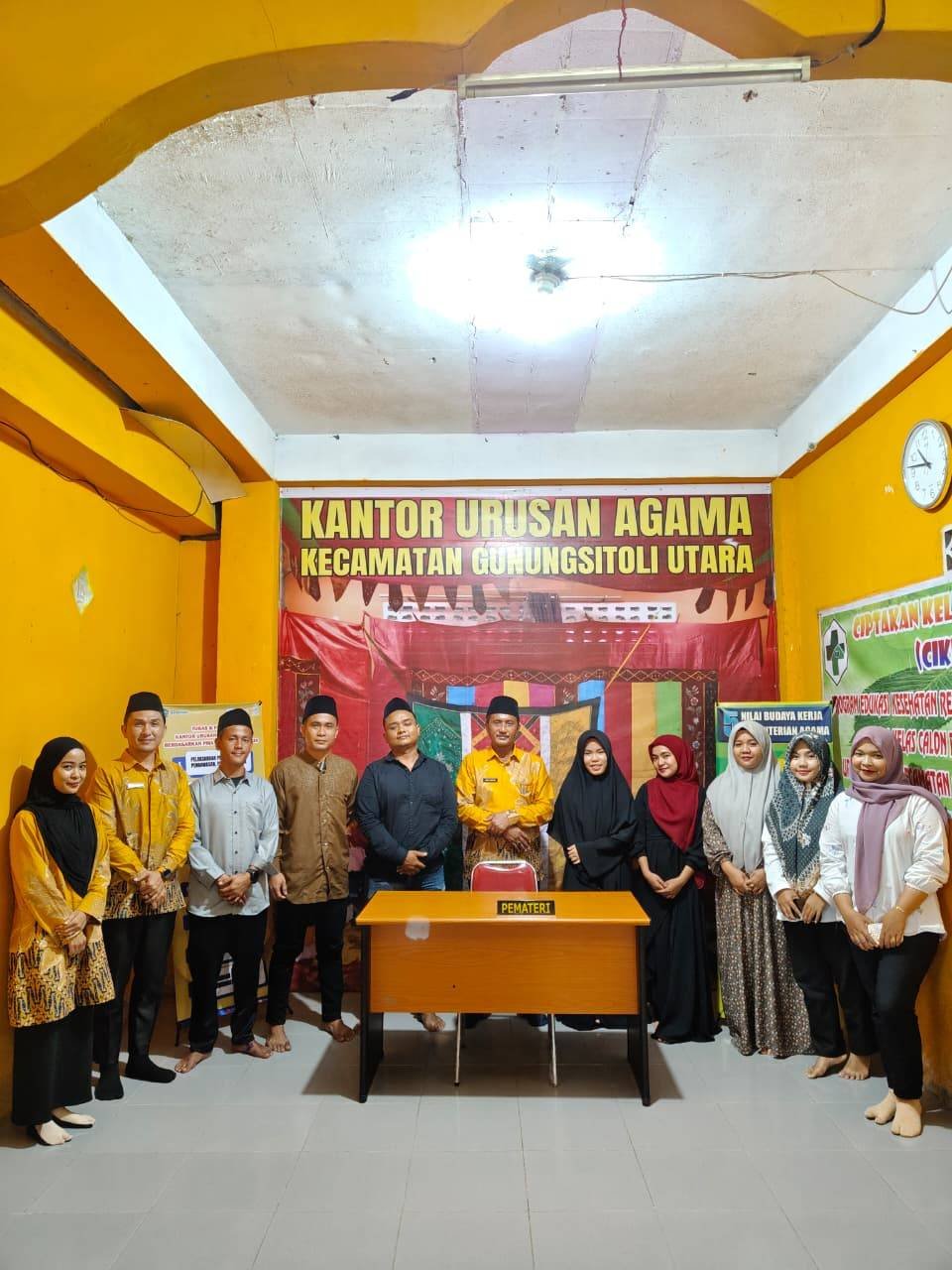 KUA Gunungsitoli Utara Fasilitasi Edukasi Pernikahan dan Simulasi Akad Nikah