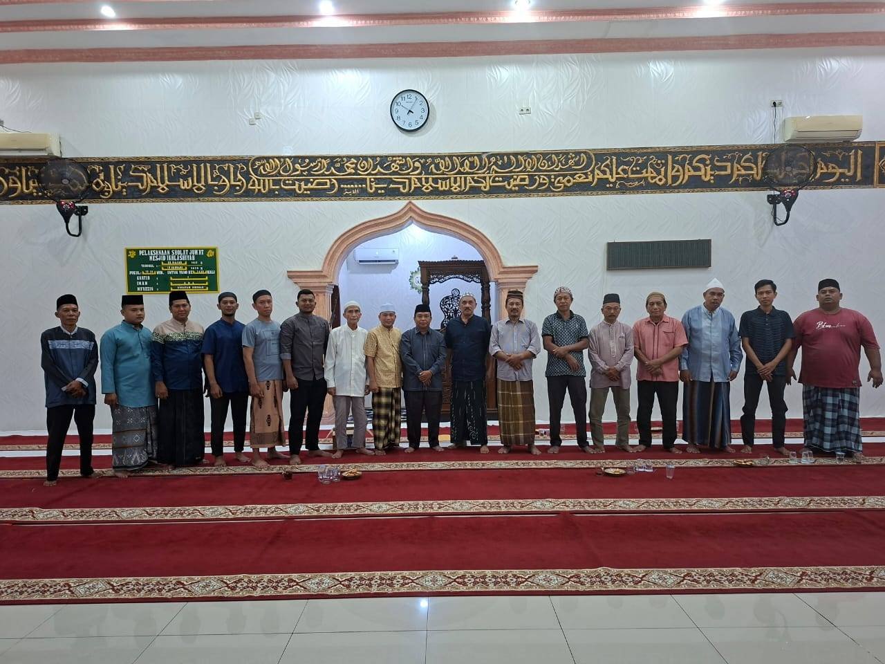 Kepala KUA Rantau Utara Berikan Bimbingan Kemasjidan, Tekankan Pemahaman Tugas Pengurus
