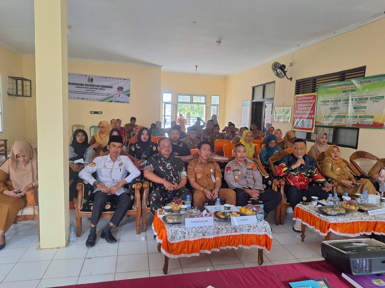 Kepala KUA Sukadana Hadiri Musrenbang Tingkat Kecamatan