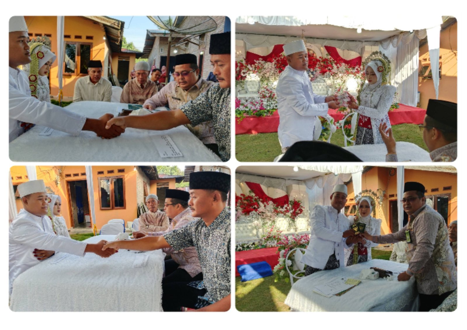 Sah Secara Agama dan Negara, Ka. KUA Bosar Maligas Lakukan Pencatatan Pernikahan
