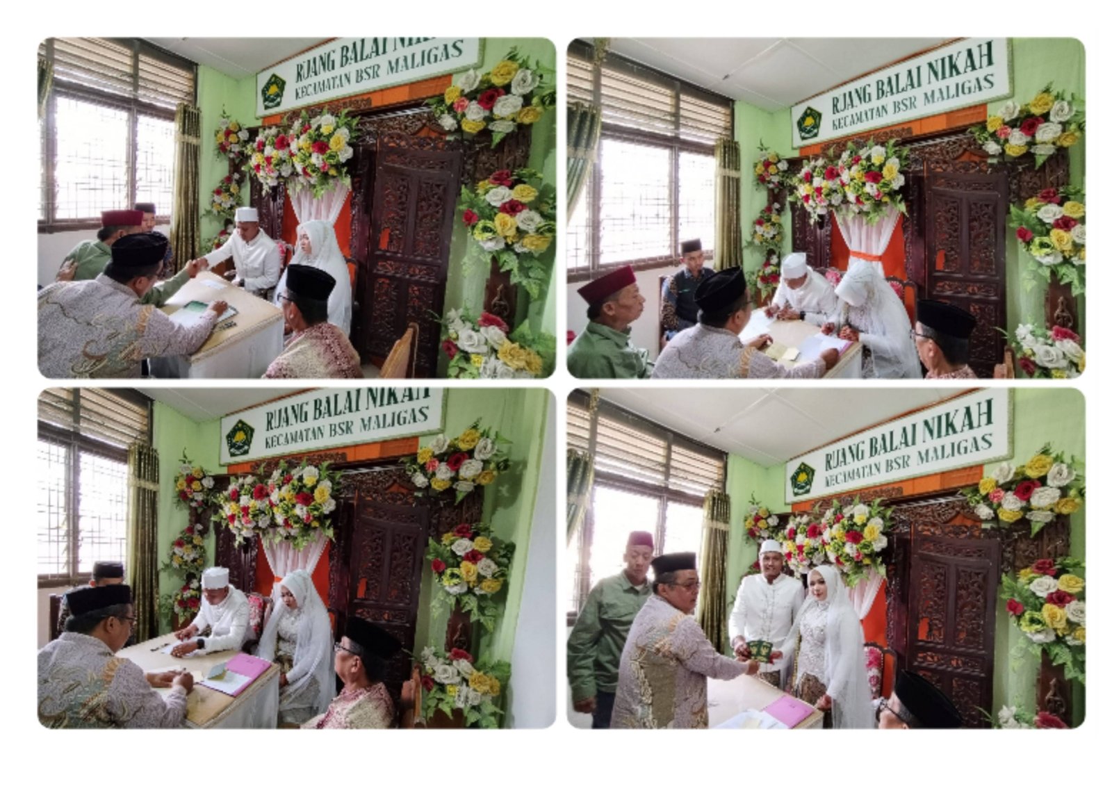 Pelayanan Prima KUA Bosar Maligas, Pencatatan Pernikahan Digelar di Balai Nikah Kantor