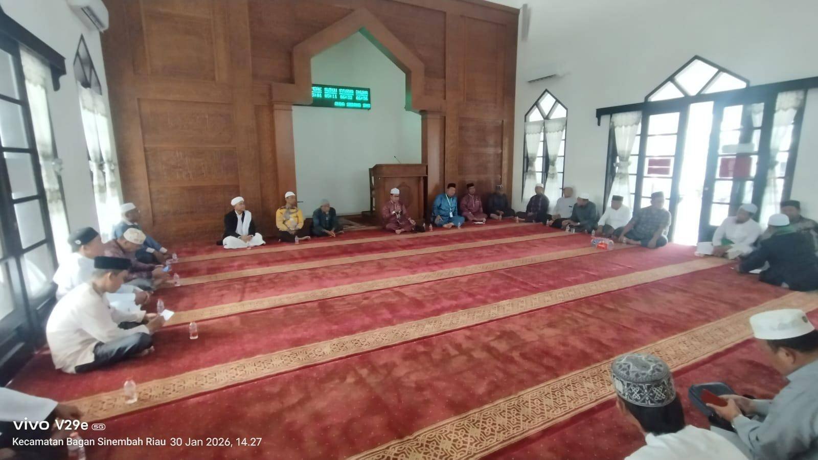 Sambut Ramadan 1447 H, Ka. KUA Bagan Sinembah Pimpin Musyawarah Dai se Kecamatan