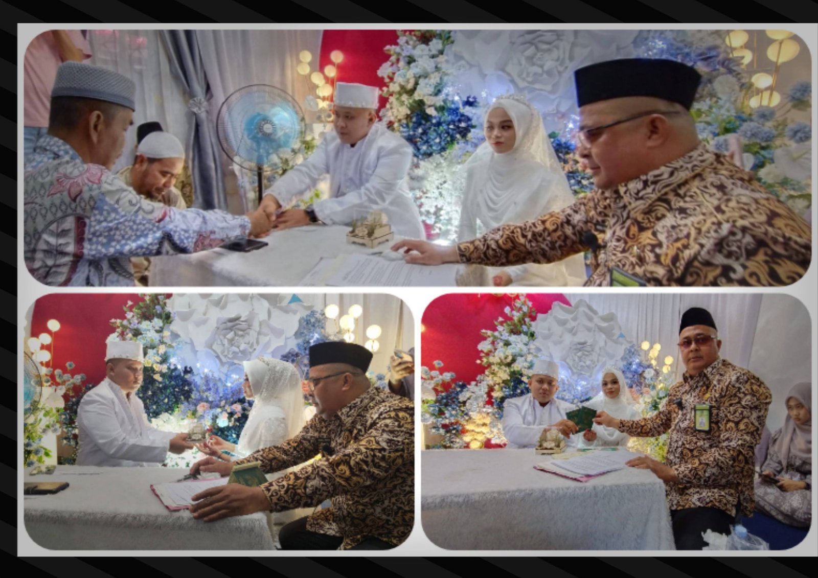 Pelayanan Nikah Profesional, KUA Bosar Maligas Catat Pernikahan Warga