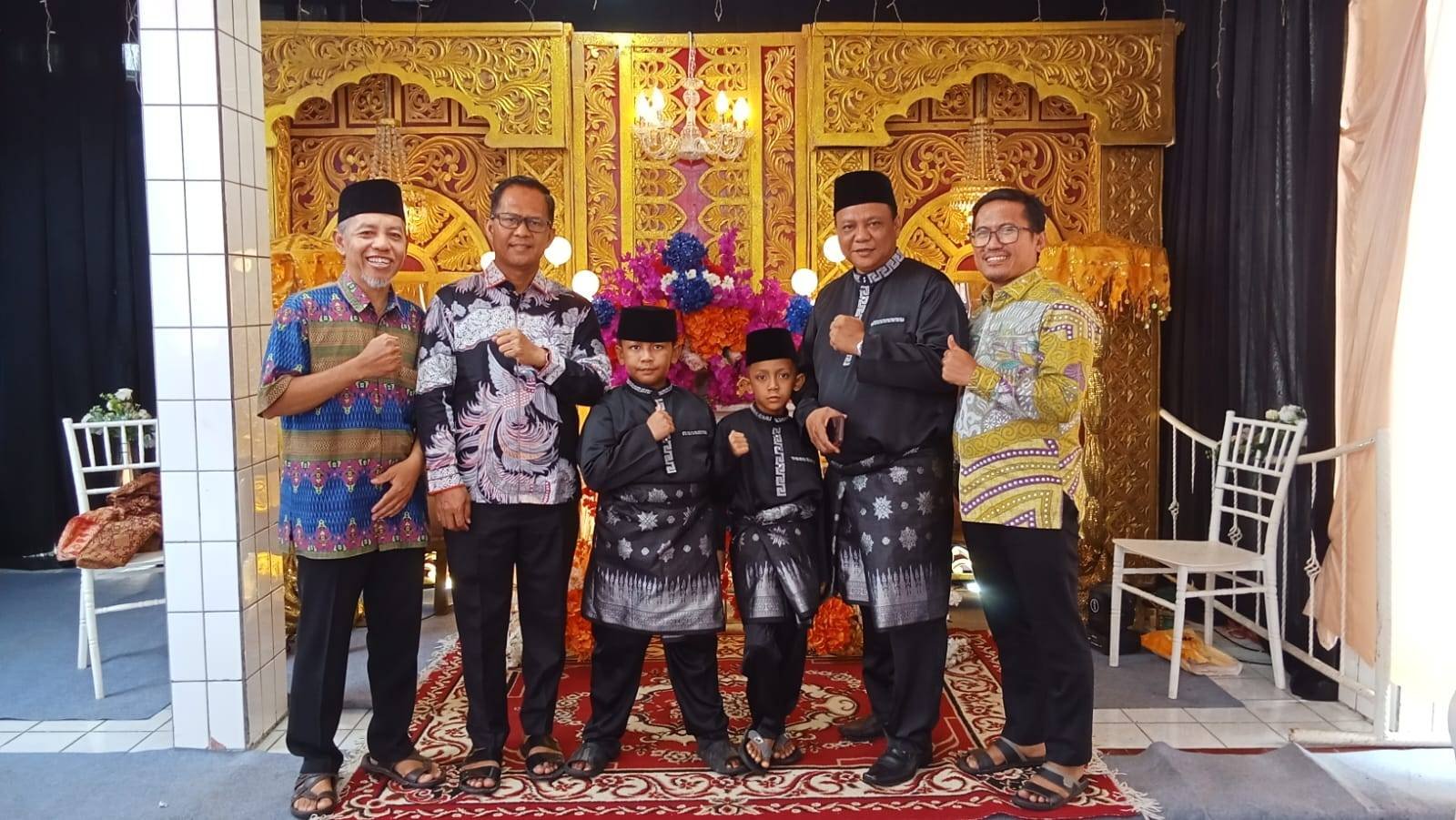 Penghulu Menghadiri Tasyakuran Walimatul Khitan Anak Ketua PC APRI Kota Pekanbaru