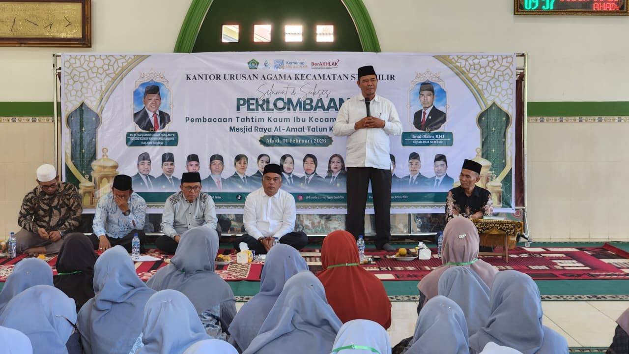 KUA STM Hilir Gelar Lomba Tahtim Perwiritan Ibu Se-Kecamatan, Perkuat Syiar Al-Qur’an