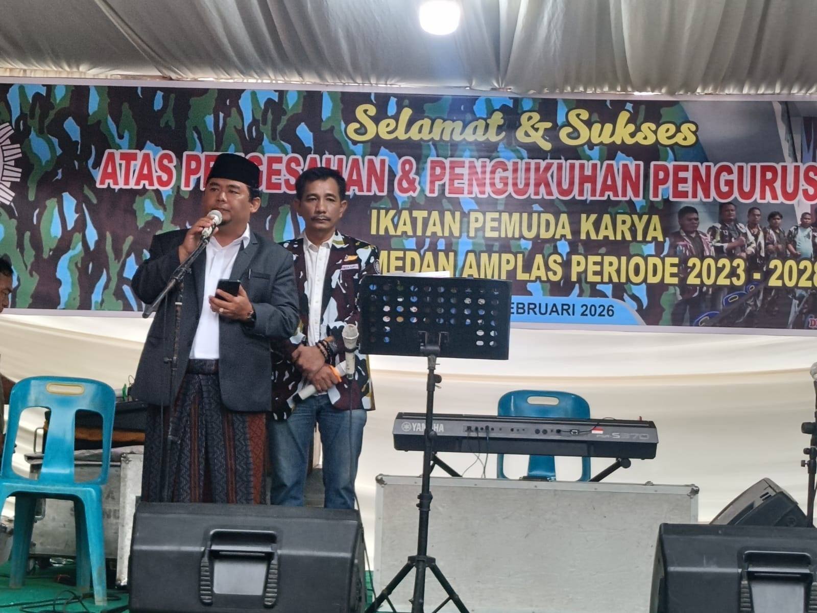 Kepala KUA Medan Amplas Hadiri Pelantikan PAC IPK Kecamatan Medan Amplas