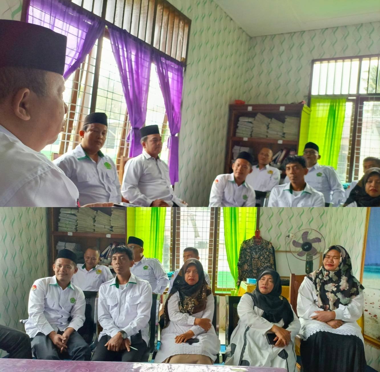Rapat Koordinasi KUA Gunung Maligas, Ka KUA Tekankan Peningkatan Layanan 