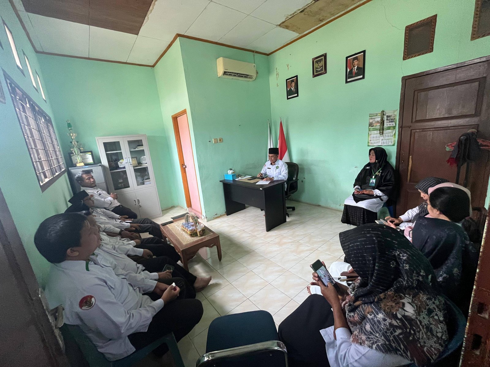 Optimalkan Pelayanan, KUA Pangkalan Kerinci Matangkan Program Kerja Bulan Februari