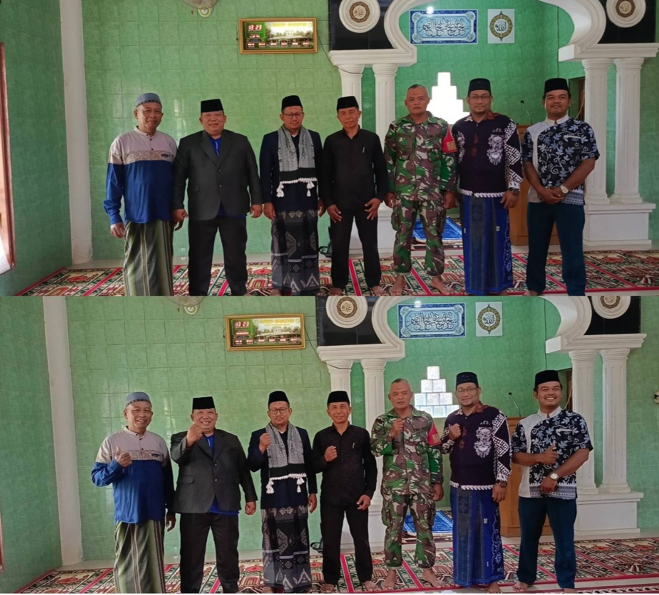 Silaturahmi Ka. Kua Gunung Maligas bersama Ketua MUI dan Tokoh Agama