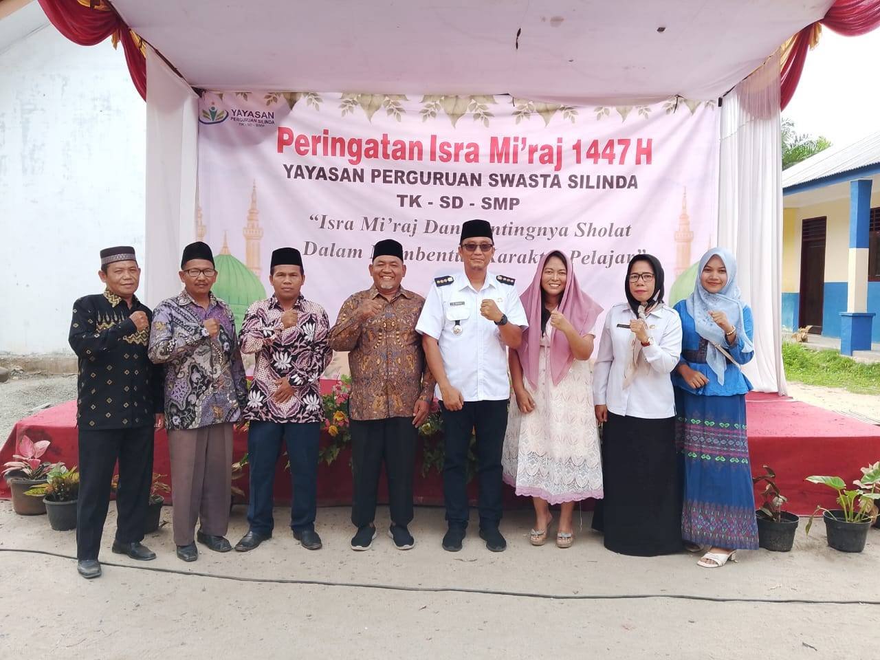 Jajaran KUA Silinda Hadiri Peringatan Isra’ Mi’raj di SMP Swasta Silinda: Pentingnya Sholat dalam Membentuk Karakter Pelajar