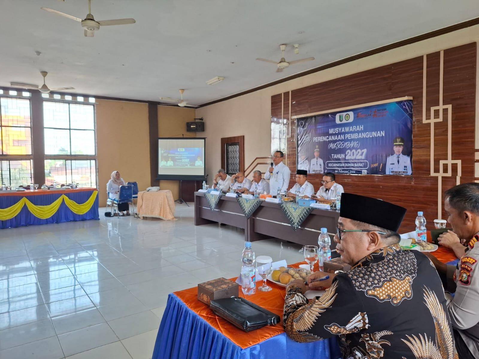 Musrenbang Kecamatan Dumai Barat 2027, KUA Dorong Perencanaan Pembangunan Partisipatif
