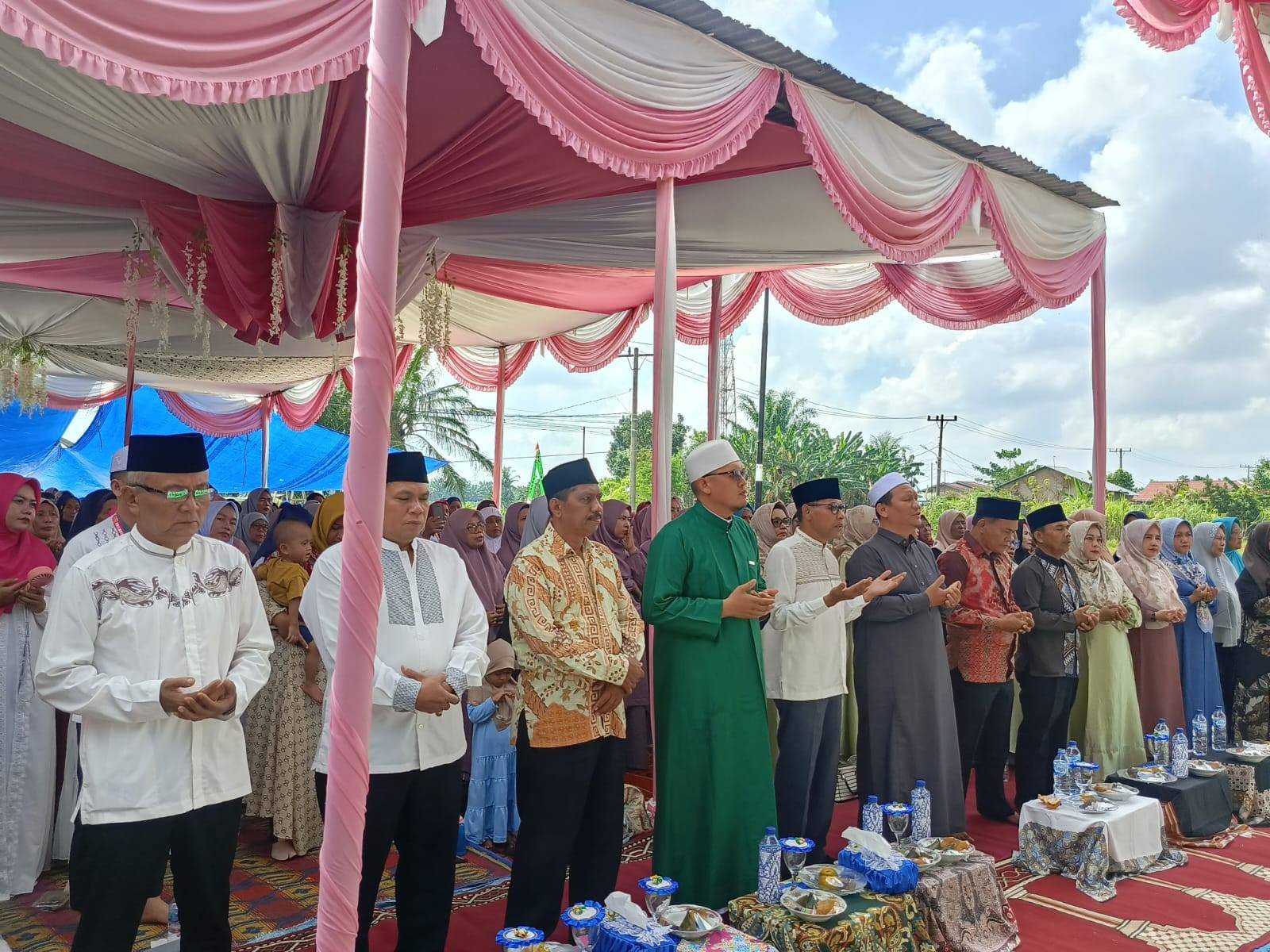 KUA Galang Hadiri Perwiritan Akbar Kaum Ibu Sekaligus Memperingati Isra’ Mi’raj Nabi Muhammad SAW