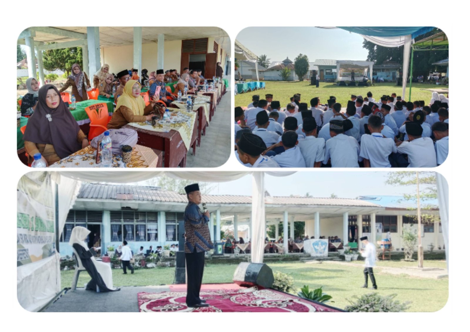 KUA Bosar Maligas Hadir di SMP Negeri 1, Semarakkan Peringatan Isra’ Mi’raj Nabi Muhammad SAW