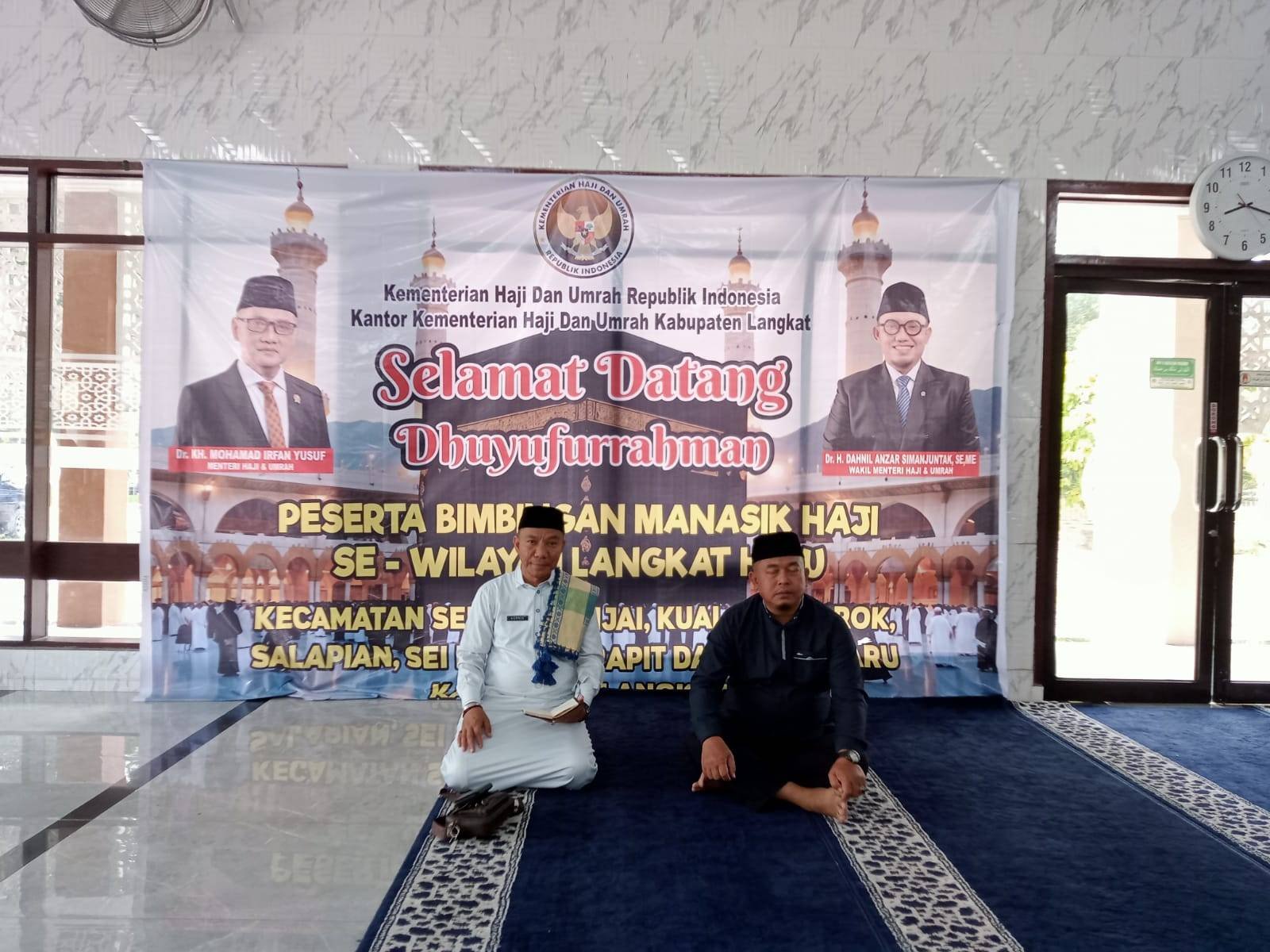Kepala KUA Salapian Narasumber Manasik Haji sewilayah Langkat Hulu 