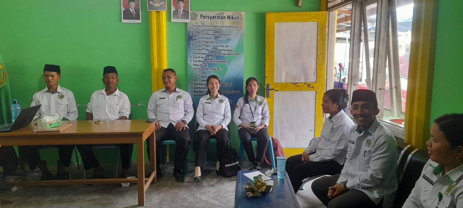 KUA Afulu Optimalkan Renstra Melalui Monitoring Kemenag Nias Utara