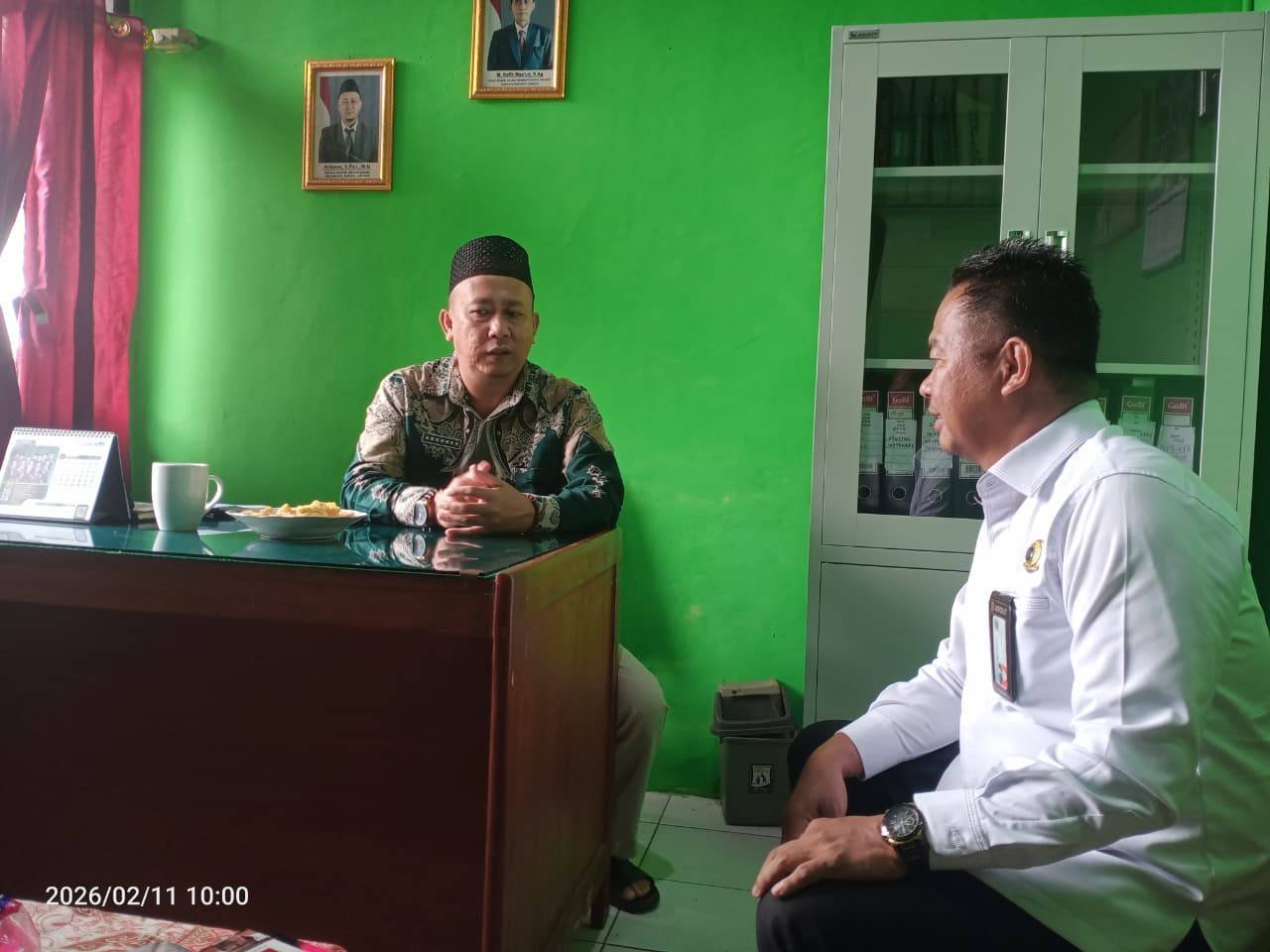 Kepala Kua Gunung Labuhan Ardores Terima Koordinasi Anggota PERADI Lampung Utara