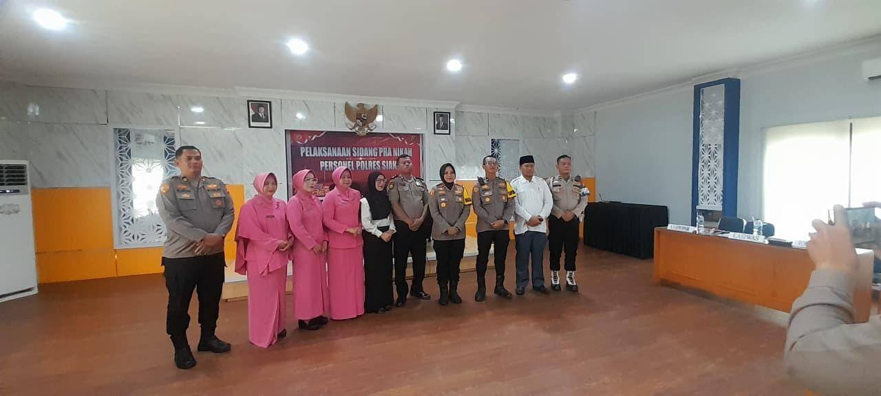 Bangun Keluarga Tangguh, Kepala KUA Dayun Isi Sidang Pra Nikah Personel Polri