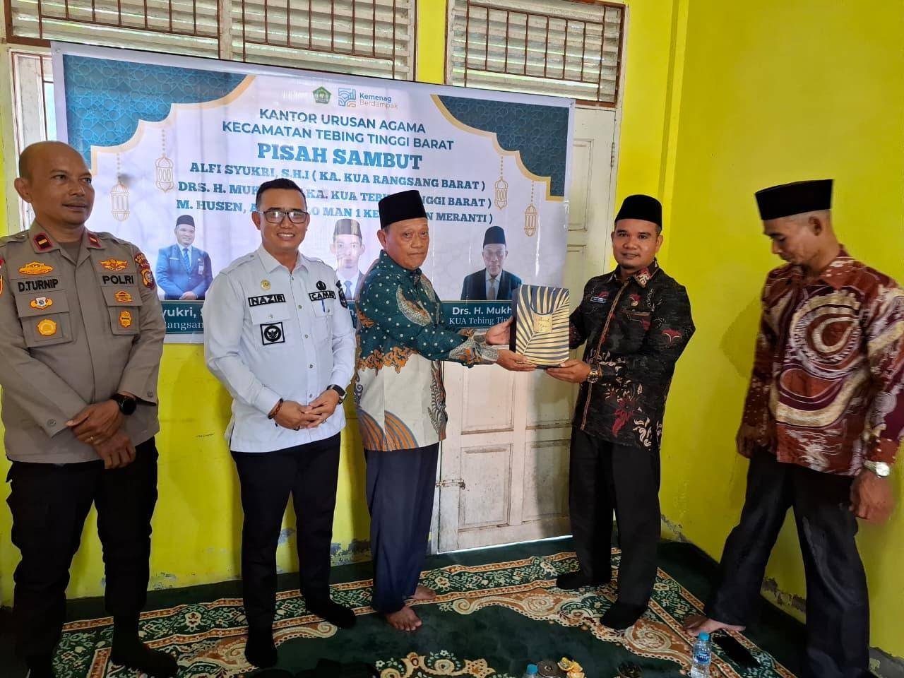 Pisah Sambut Kepala KUA, Tebing Tinggi Barat Teguhkan Sinergi Pelayanan Keagamaan