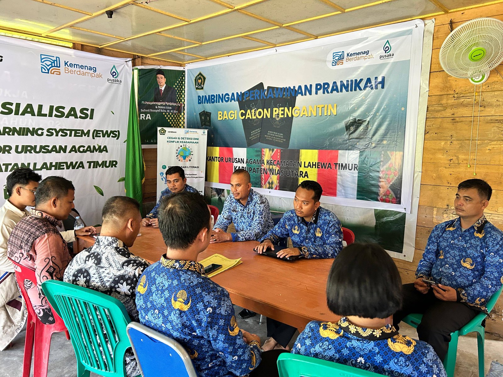 Melalui Monitoring, KUA Lahewa Timur Optimalkan Pengelolaan BMN dan Sistem Kearsipan