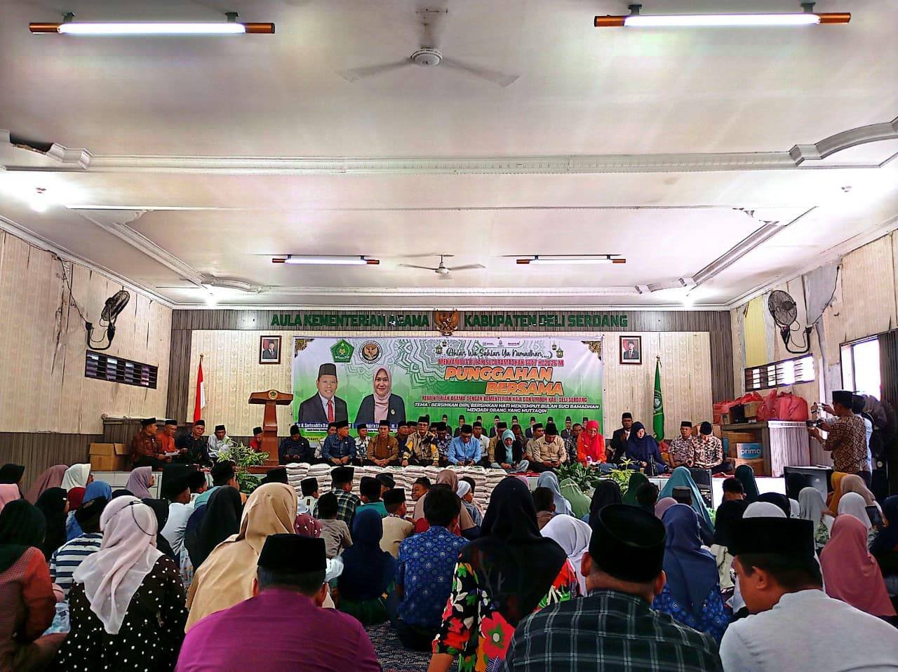 Ka KUA Percut Sei Tuan hadir pada Punggahan Bersama Kemenag Deli Serdang