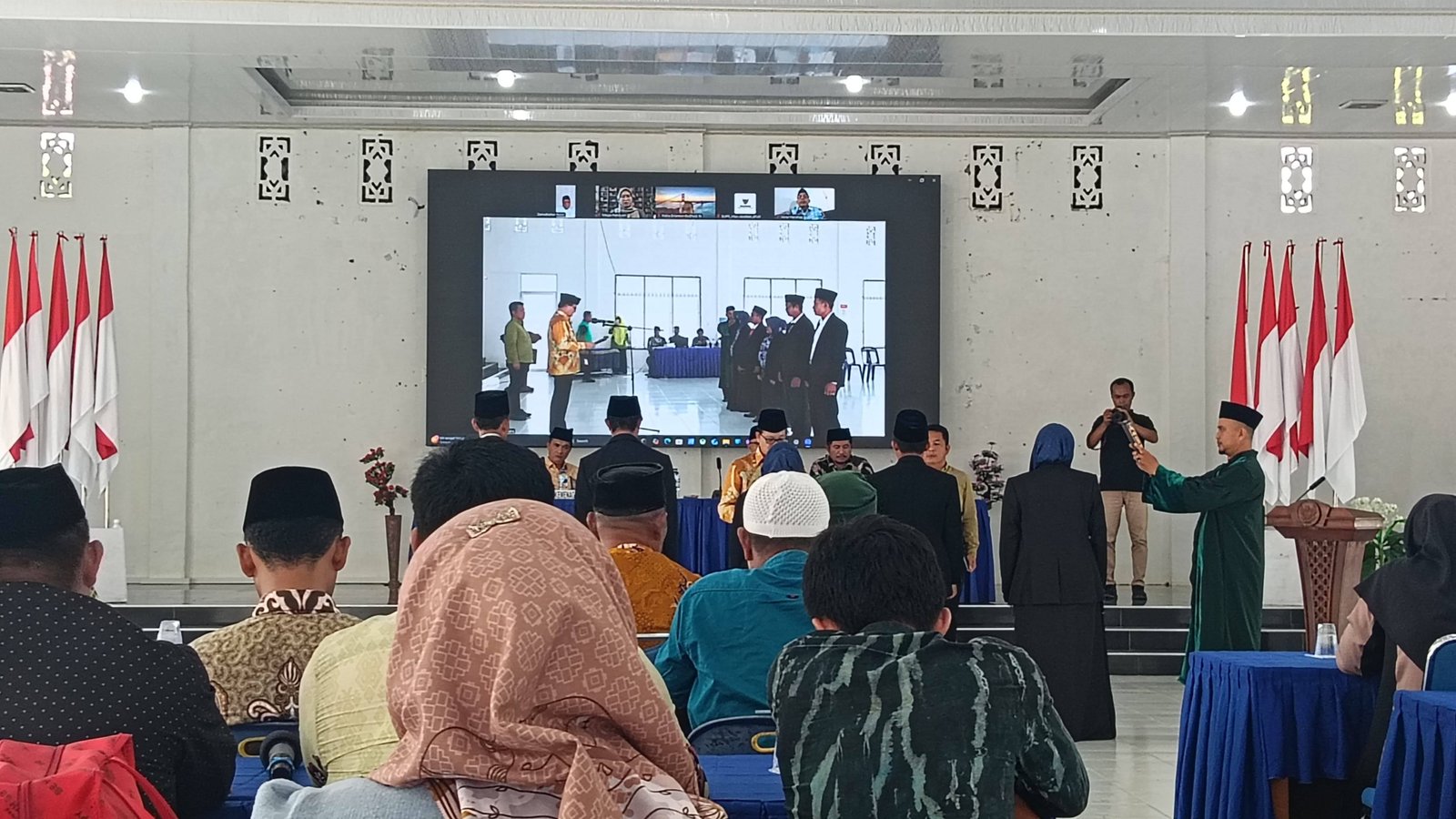 Kepala KUA Lahewa Timur Jadi Rohaniawan Pelantikan Pimpinan BAZNAS Nias Utara