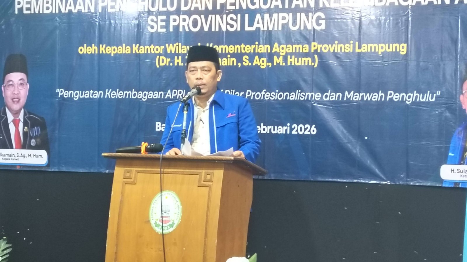 H. Kusnadi : Terima Kasih Panitia, Pengurus Wliyah dan PC APRI Kabupaten Kota Pembinaan APRI Lampung Sukses Dilaksanakan