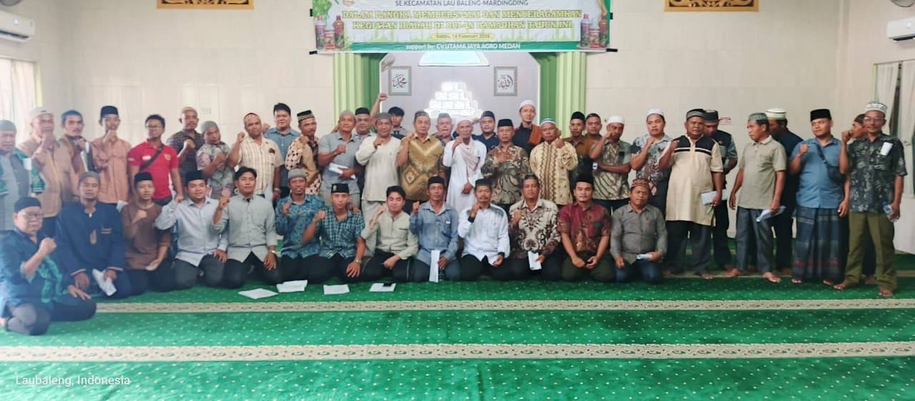 Tingkatkan Kualitas Ibadah, Puluhan Peserta Ikuti Pelatihan Bilal, Imam, dan Khatib di Laubaleng