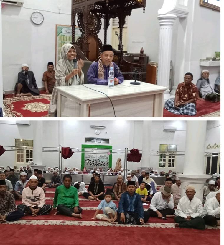 Malam ke-5 Ramadan ,Muhammad Idris Sampaikan Tausiah di Masjid Darul Ihsan 