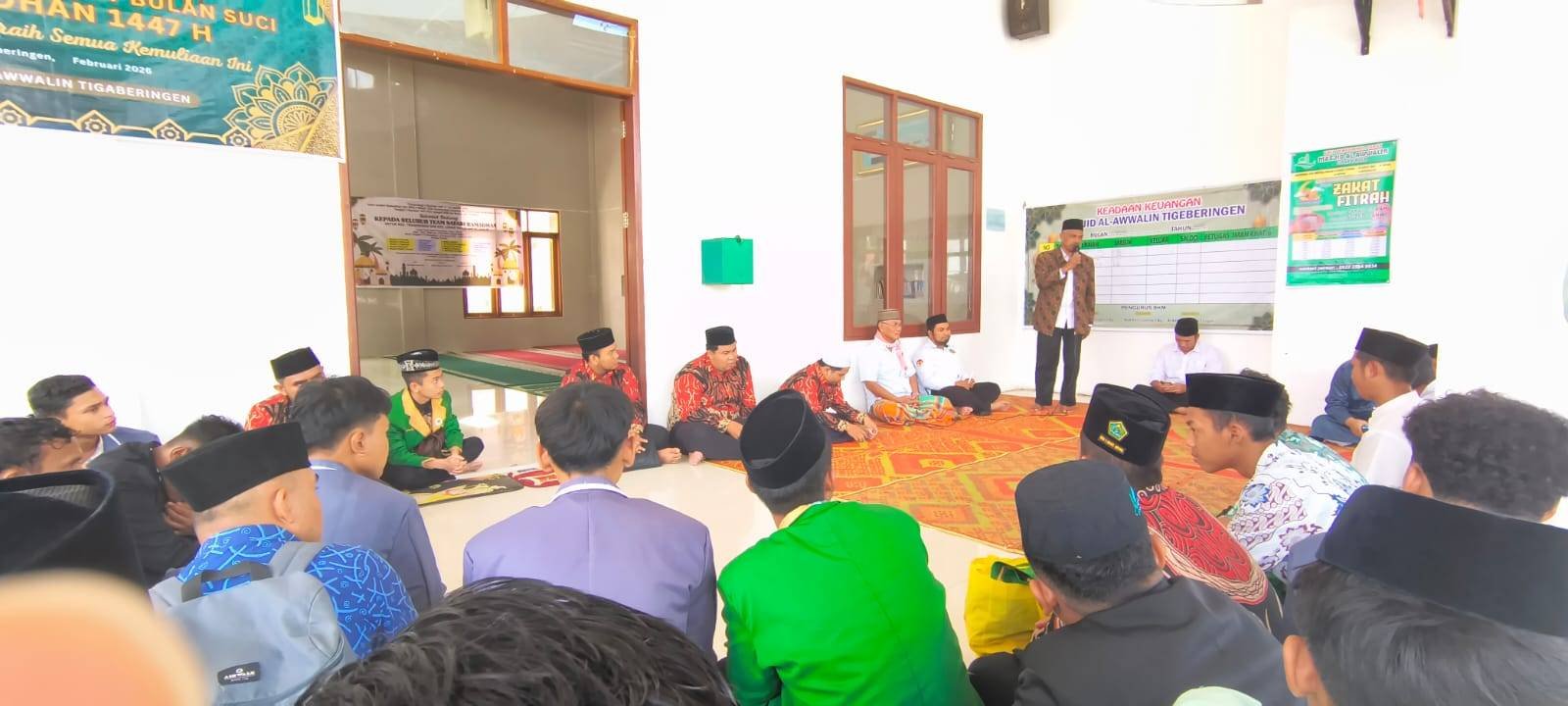 Kepala KUA Tigabinanga Menerima Kehadiran Tim Safari Ramadan MAN 2 Model Medan