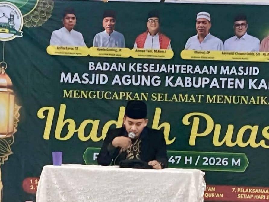 Optimalkan Sisa Ramadan: Pesan Mendalam CPNS Penghulu KUA Payung di Masjid Agung Karo