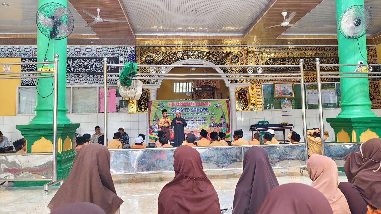 Siapkan Generasi Tangguh, KUA Tambang Gelar BRUS Ramadan di Masjid Darussalam Kualu Nenas
