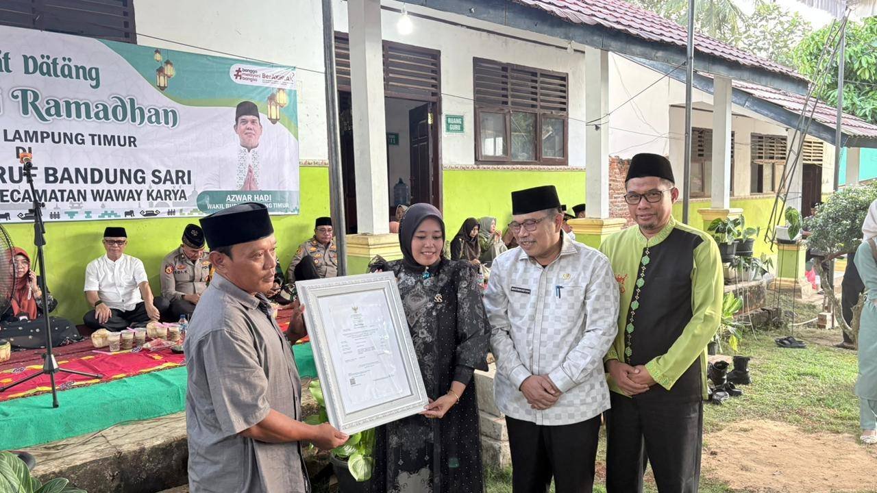 Kepala KUA Waway Karya Dampingi Kakan Kemenag pada Silaturahmi Ramadhan Tingkat Kabupaten