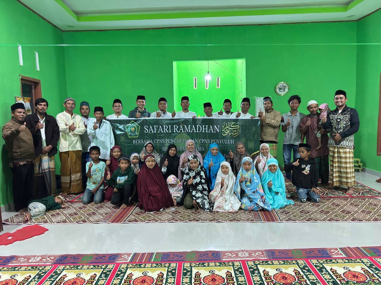 CPNS Penghulu dan Penyuluh se-Kabupaten Toba Safari Ramadan di Pelosok Toba Desa Janji Maria