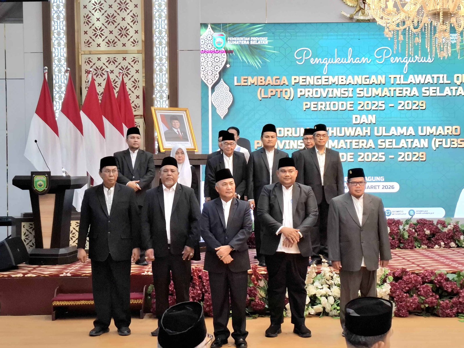 Penghulu Sumsel Warnai Kepengurusan LPTQ 2025–2029, Gubernur Herman Deru Tekankan Prestasi Nasional dan Pemberantasan Buta Aksara Al-Qur’an