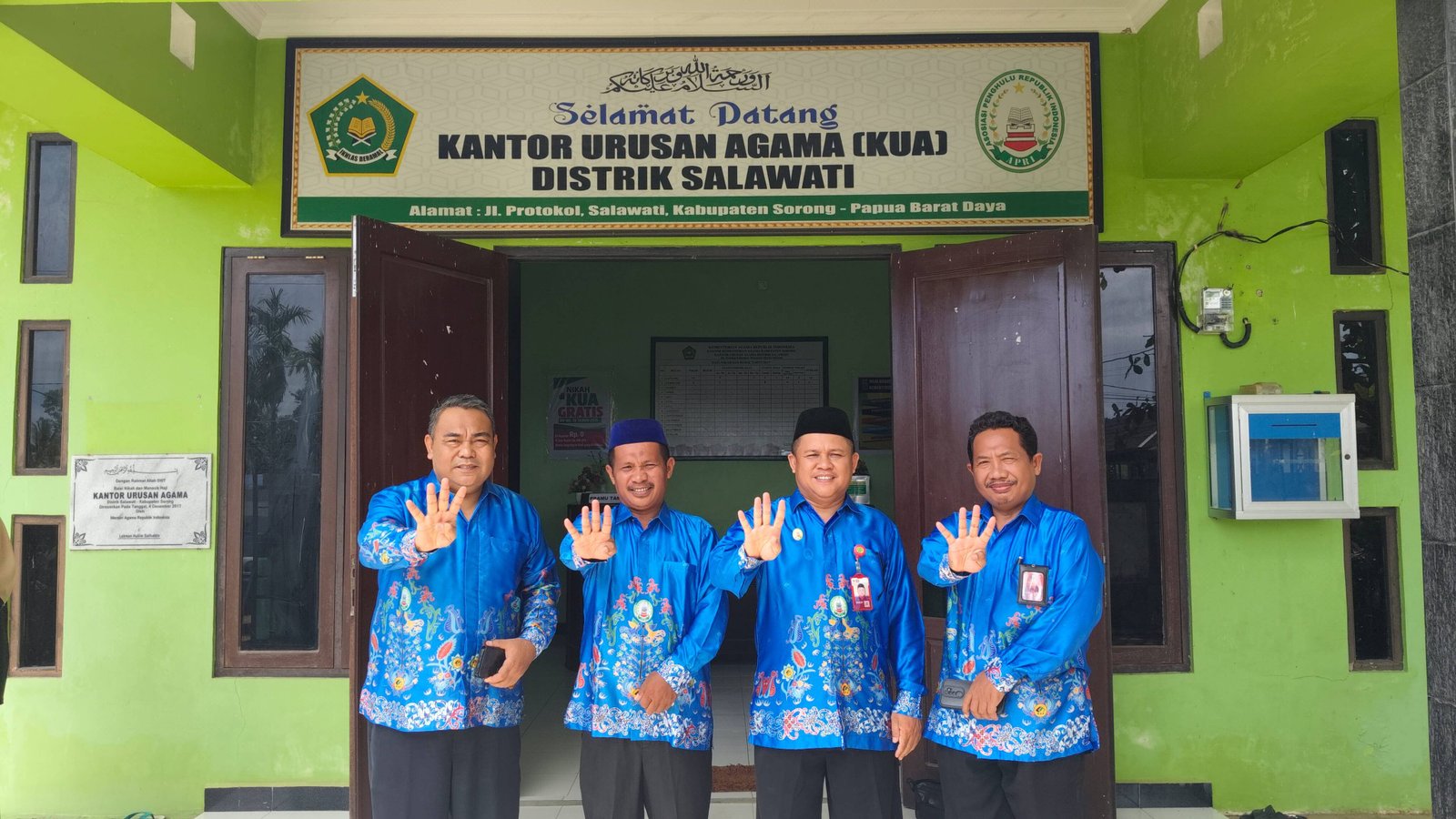 KUA Aimas dan Mayamuk Gelar Kunjungan Silaturahmi ke KUA Salawati