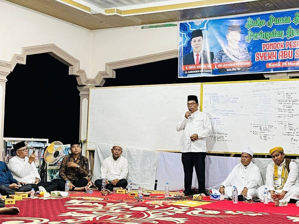 Peringati Nuzulul Qur'an, Kakan Kemenag Asahan dan KUA Sei Kepayang Sambangi Ponpes Syekh Abu Shohir