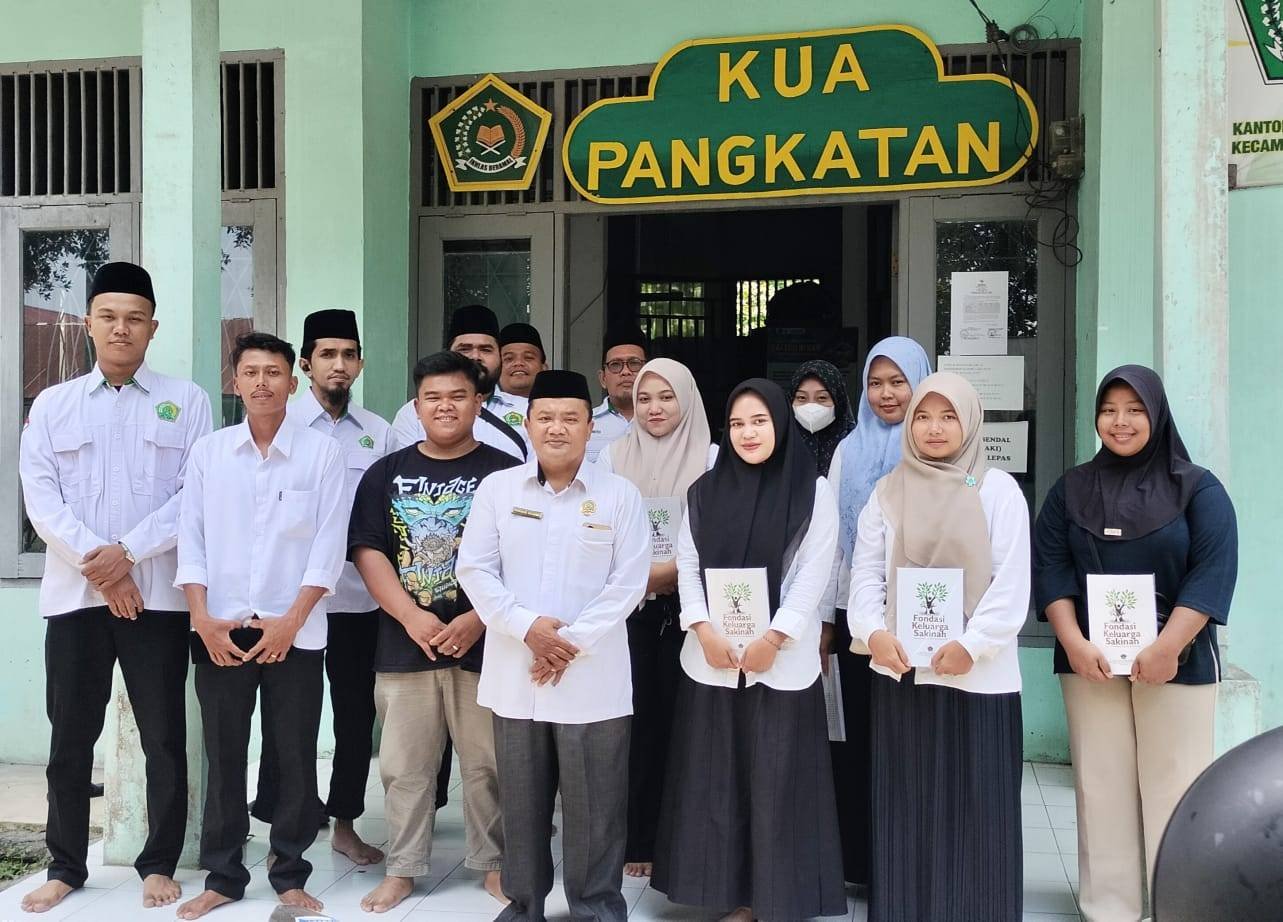 Bimwin KUA Pangkatan Bekali Catin Bangun Keluarga Sakinah