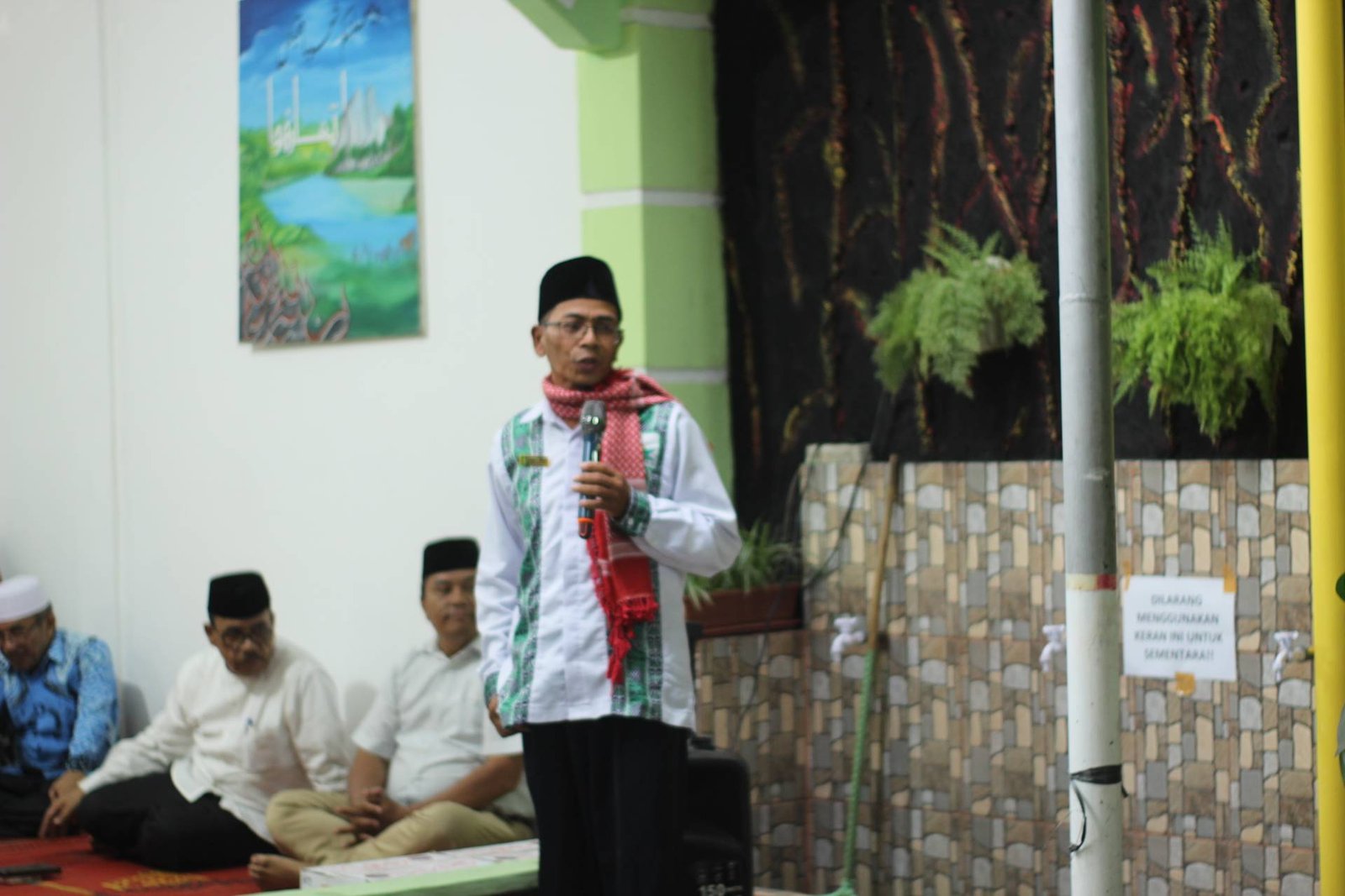 Kepala KUA Panei Sampaikan Tausiyah Menjelang Buka Bersama ASN Kemenag Simalungun