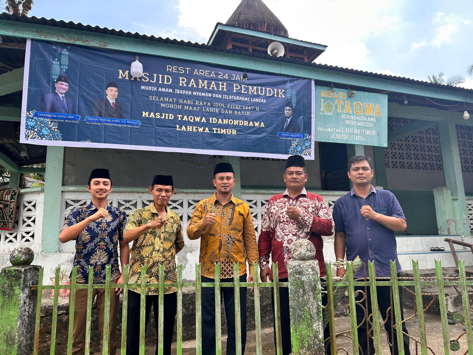 KUA Lahewa Timur Dukung Kenyamanan Musafir lewat Program Masjid Ramah Pemudik