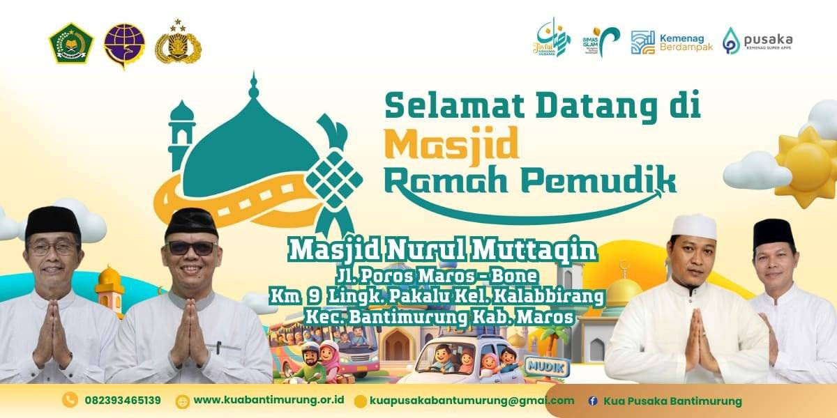 Jelang Mudik Lebaran, KUA Pusaka Bantimurung Bersama Forkopimcam Siapkan Layanan Masjid Ramah Pemudik