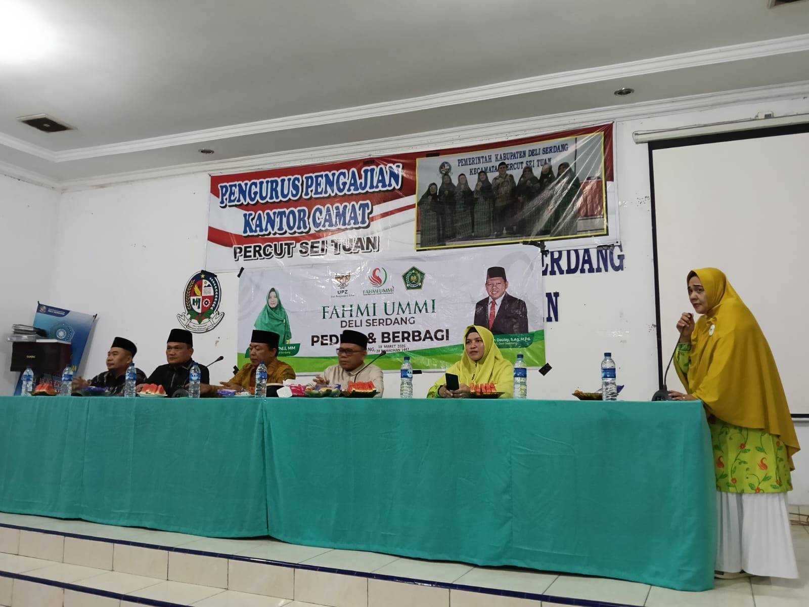 KUA Biru-Biru Hadiri Kegiatan Fahmi Ummi Deli Serdang Peduli dan Berbagi