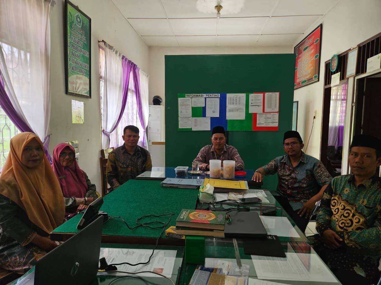 Kakan Kemenag Kota Padangsidimpuan Apresiasi KUA PSP Utara Dalam Performa Sidak WFA Lebaran 
