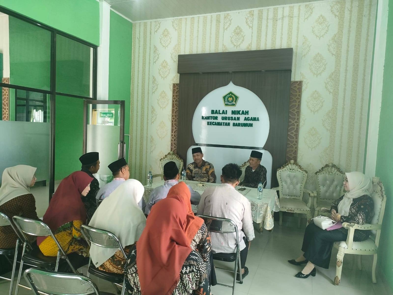 Hari Pertama Kerja, Kemenag Padang Lawas Sidak KUA Barumun