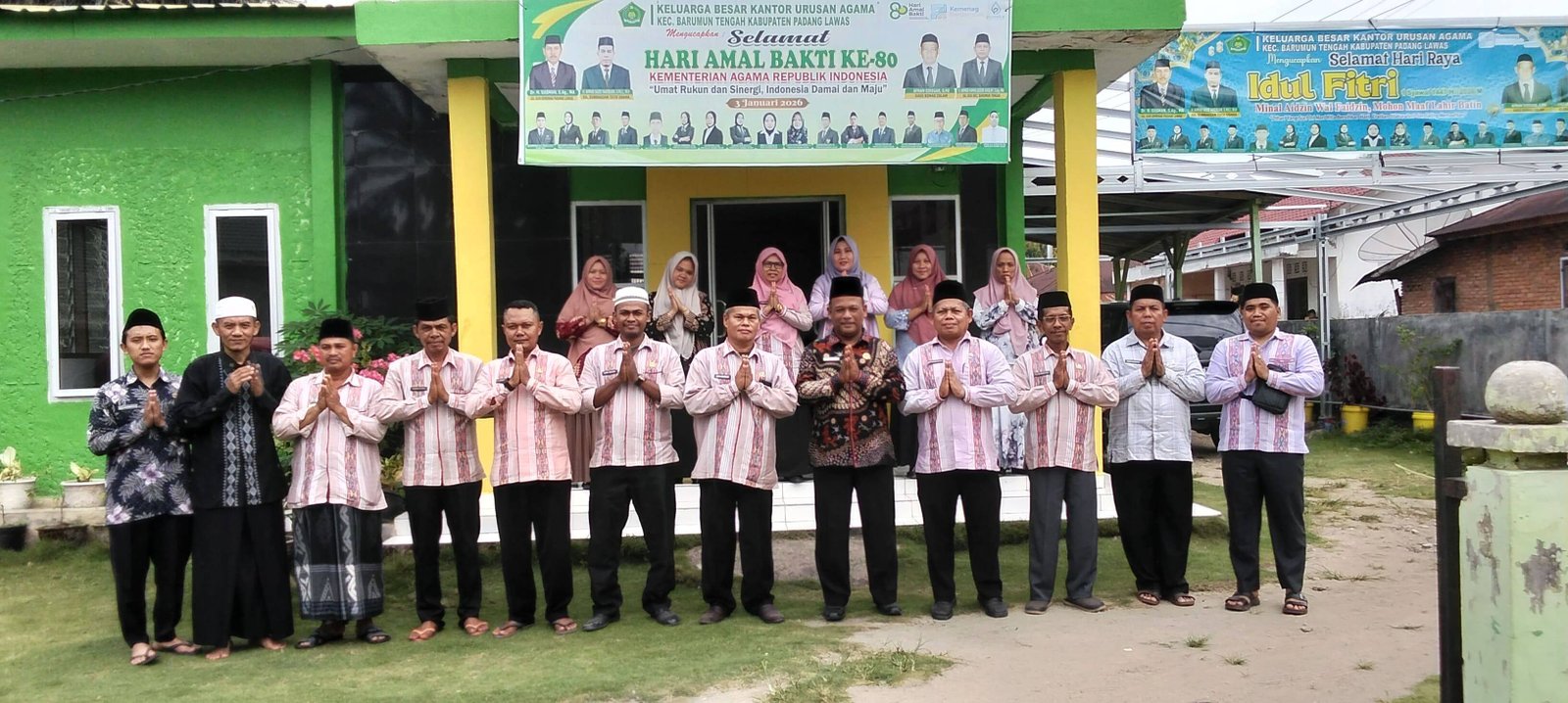 KUA Barumun Tengah Terima Kunjungan Sidak dari Kankemenag Padang Lawas