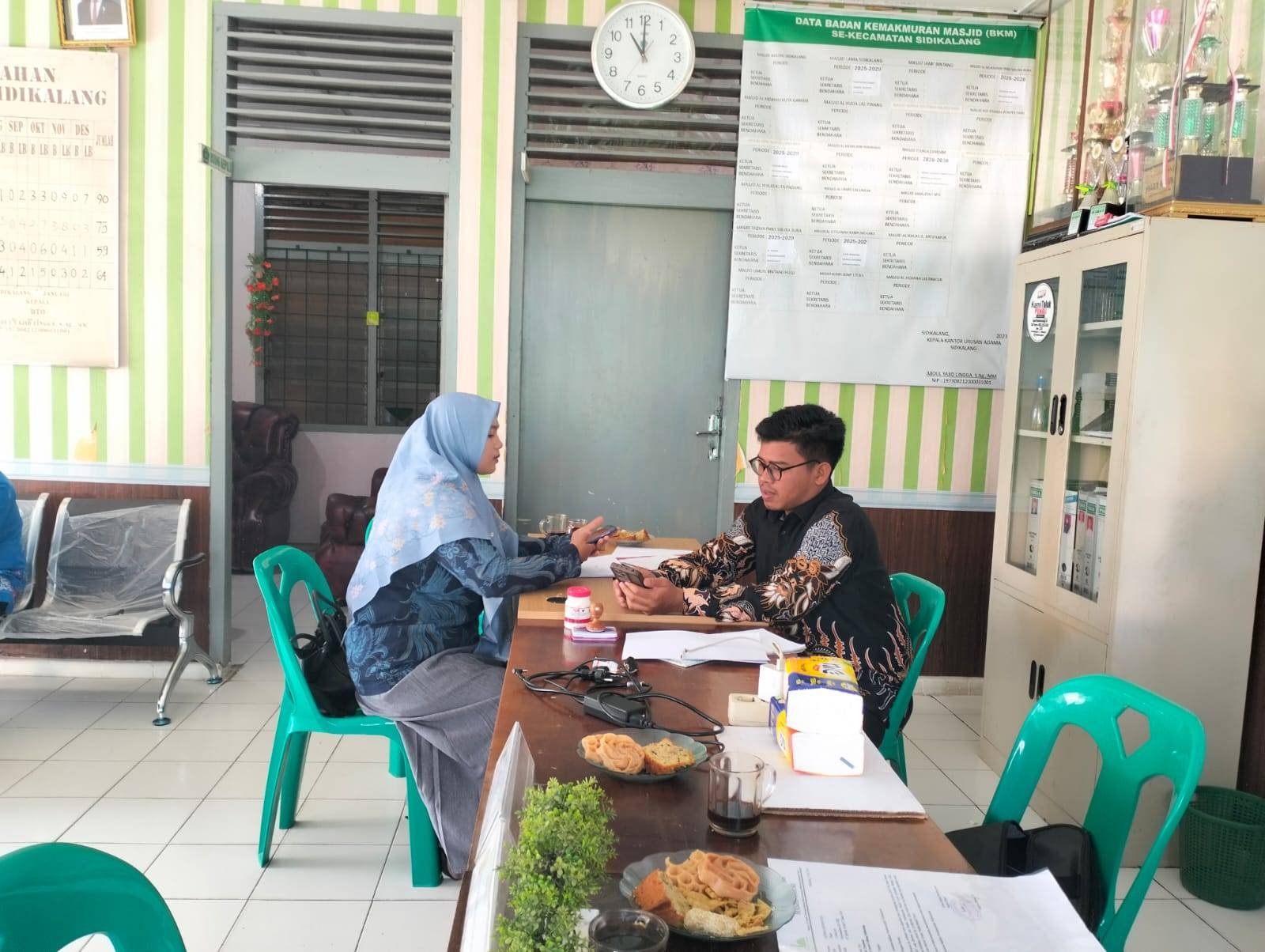 KUA Sidikalang dan LPTQ Kecamatan Matangkan Persiapan Teknis MTQ ke-XI