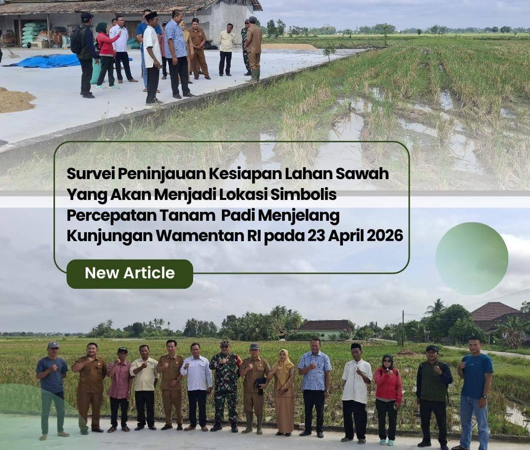 Kepala KUA Belitang Hadir Dalam Pngecekan Kesiapan Kunjungan Kerja Wakil Menteri Pertanian