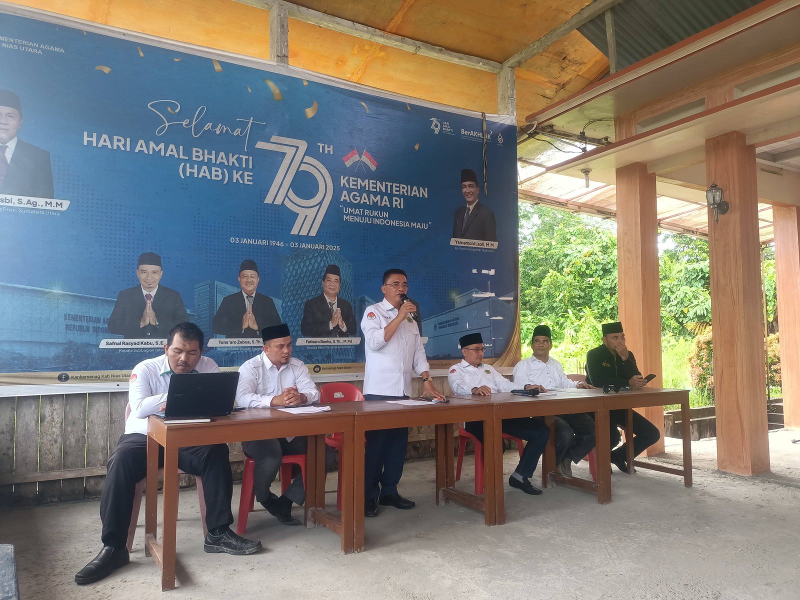 Momen Syawal, KUA Tuhemberua Siap Sukseskan Halal Bihalal Kankemenag Nias Utara
