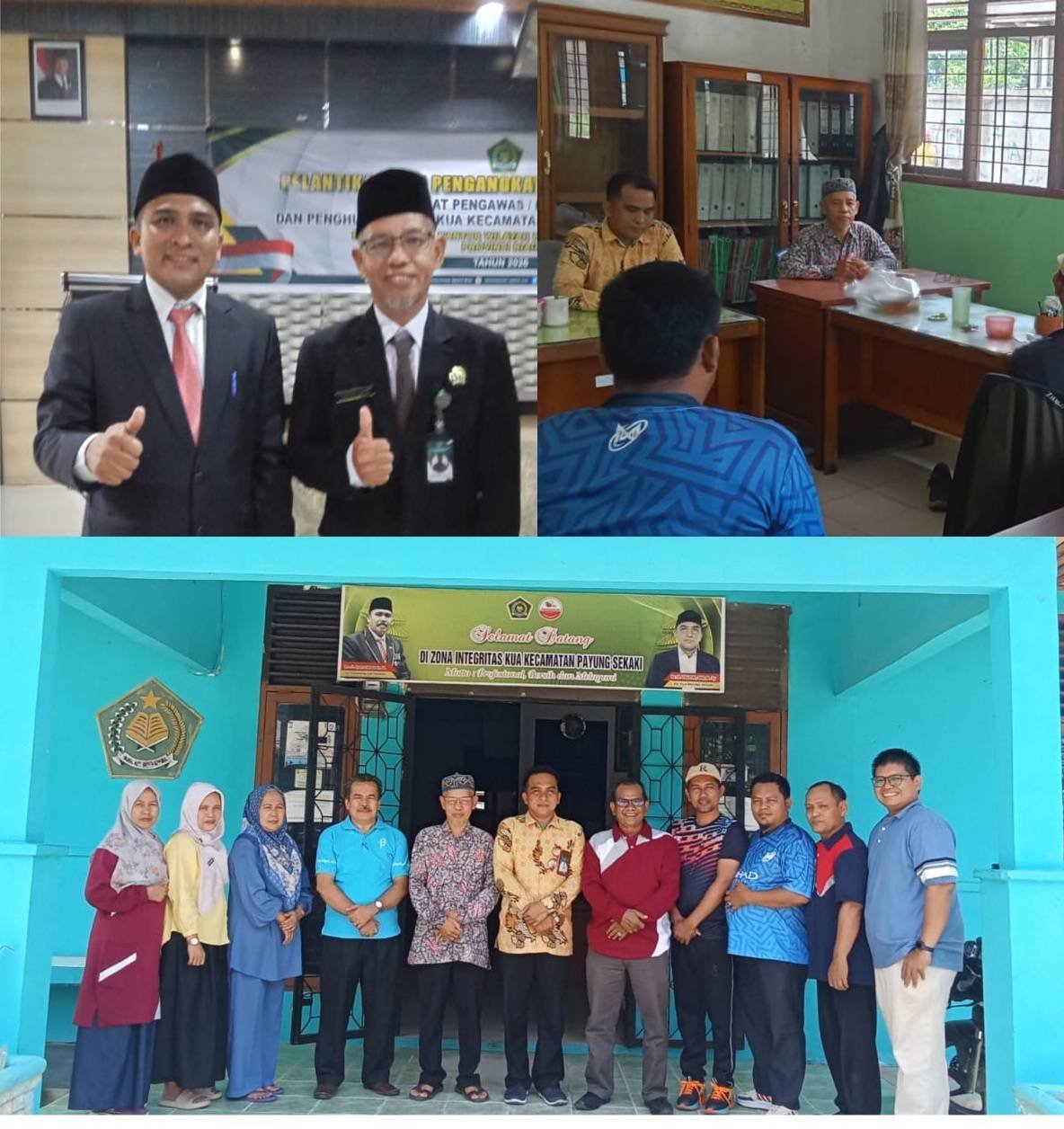 KUA Payung Sekaki Gelar Perpisahan Kepada Dua Ka. KUA Yang Baru Dilantik 