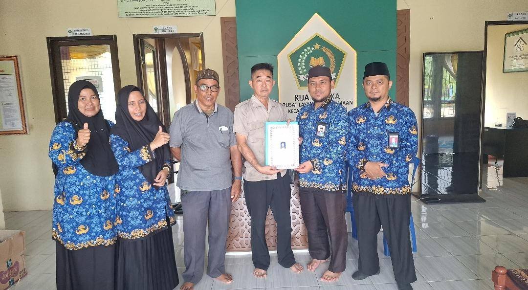 Wujudkan Pelayanan Inklusif, KUA Tembilahan Fasilitasi Penerbitan Surat Keterangan Masuk Islam