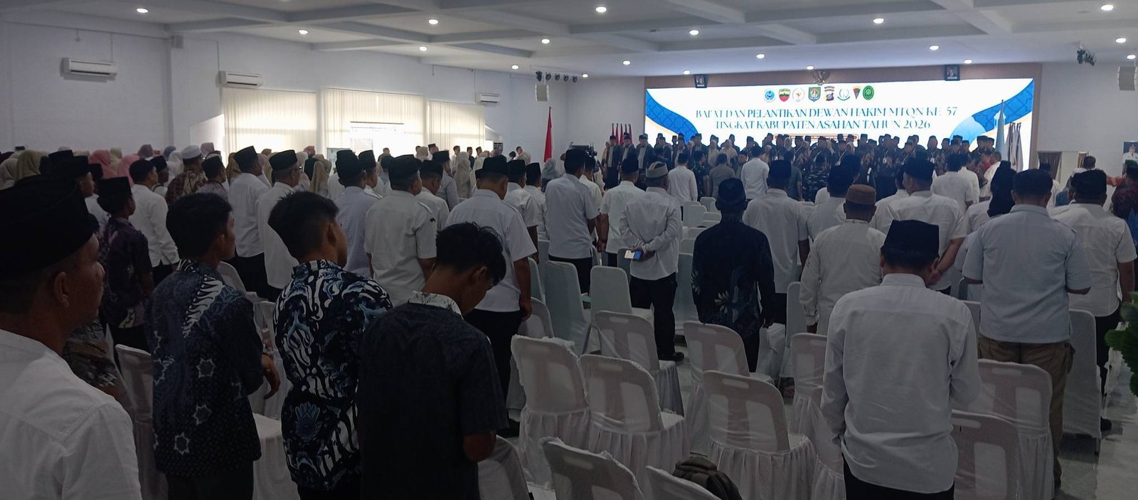 Resmi Dibuka, MTQN ke-57 Kabupaten Asahan: Ka. KUA Bandar Pasir Mandoge Ikuti Prosesi Pelantikan Dewan Hakim dan Panitia